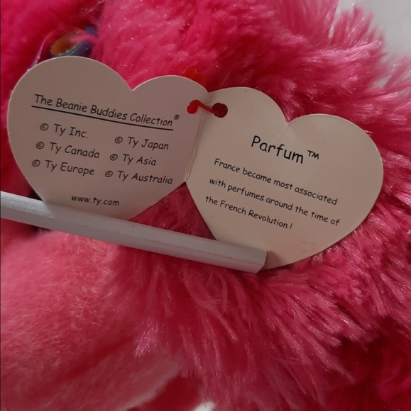 Ty 2003 Beanie Buddies 'Parfum' Poodle Dog - Picture 6 of 12